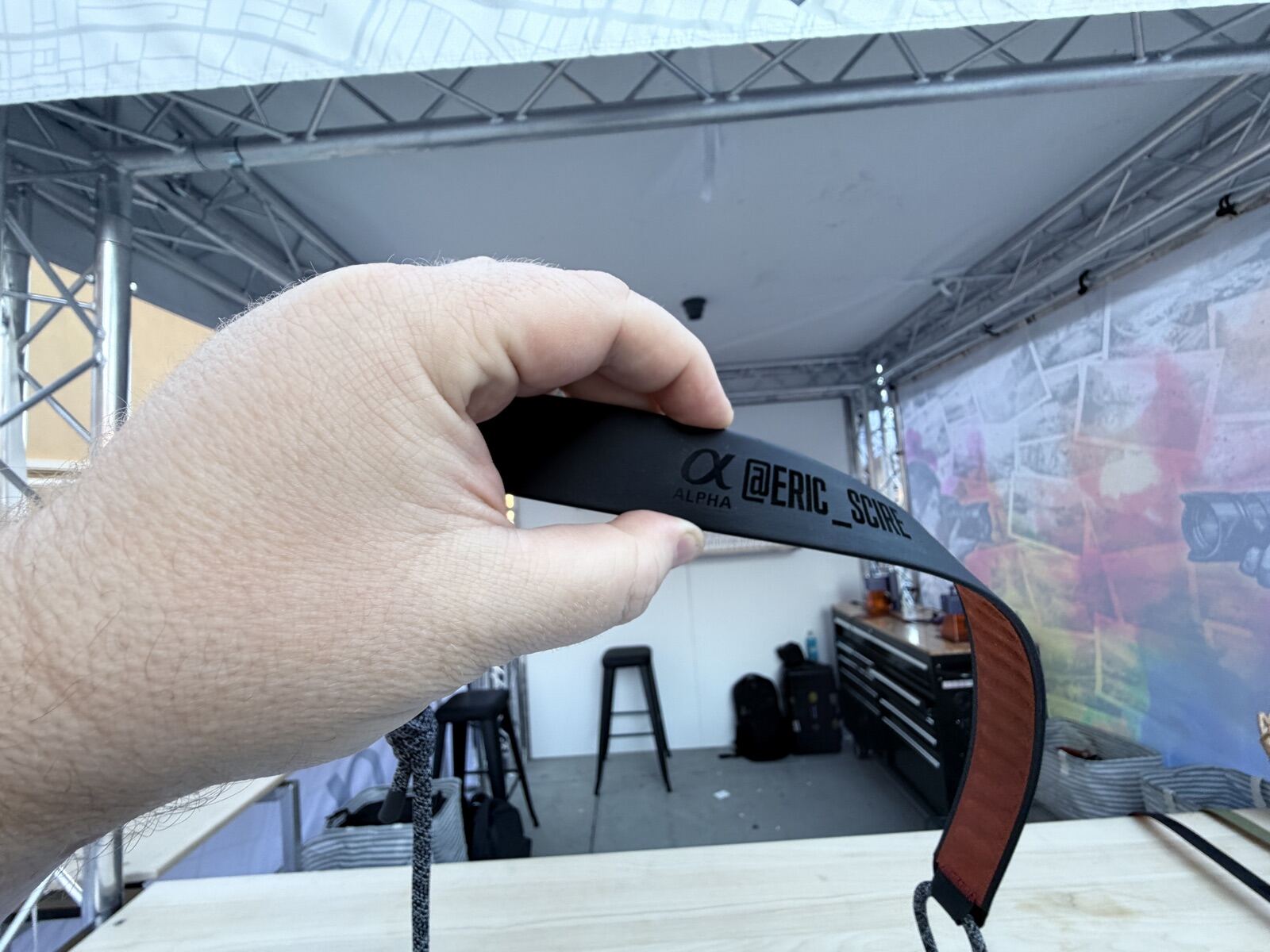 Laser engraver personalizing a hard-good keepsake at a live event